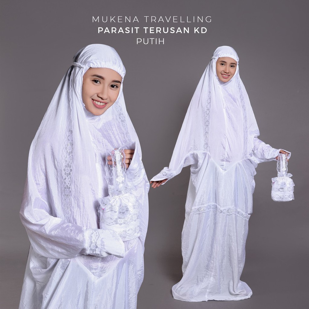 Mukena Dewasa Travelling Parasit Terusan KD