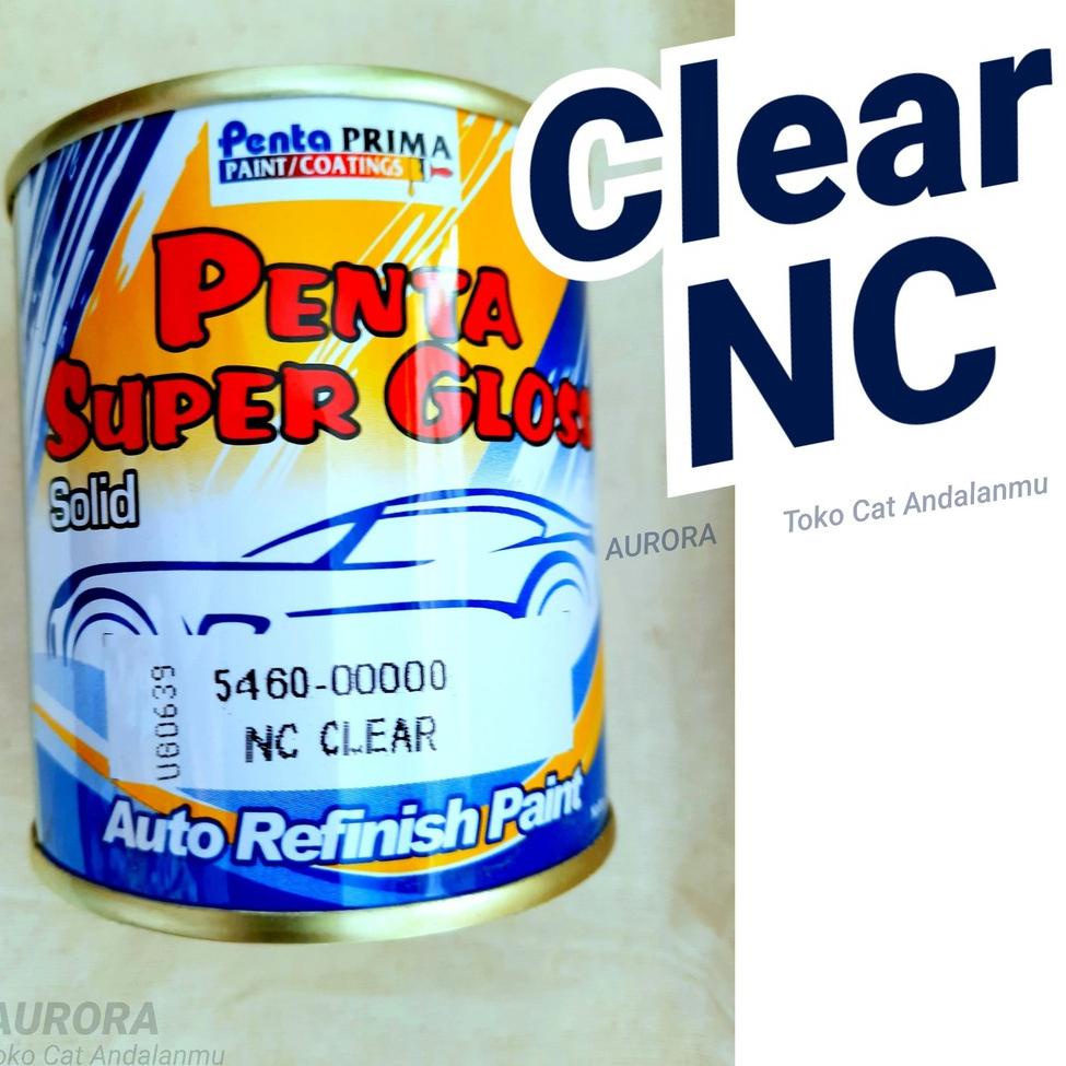 [KODE PRODUK P9TWW8462] Penta Super Gloss NC Clear Anti Gores Mengkilap 1 Komponen Pernis Fernis Ver