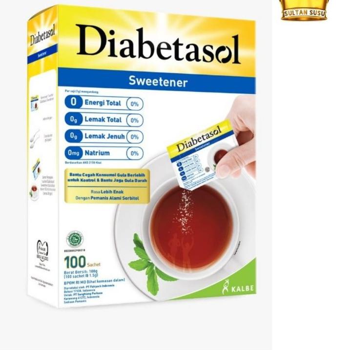 

Terbaru! Diabetasol Sweetener 100 sachets Gula Diabetasol ✔