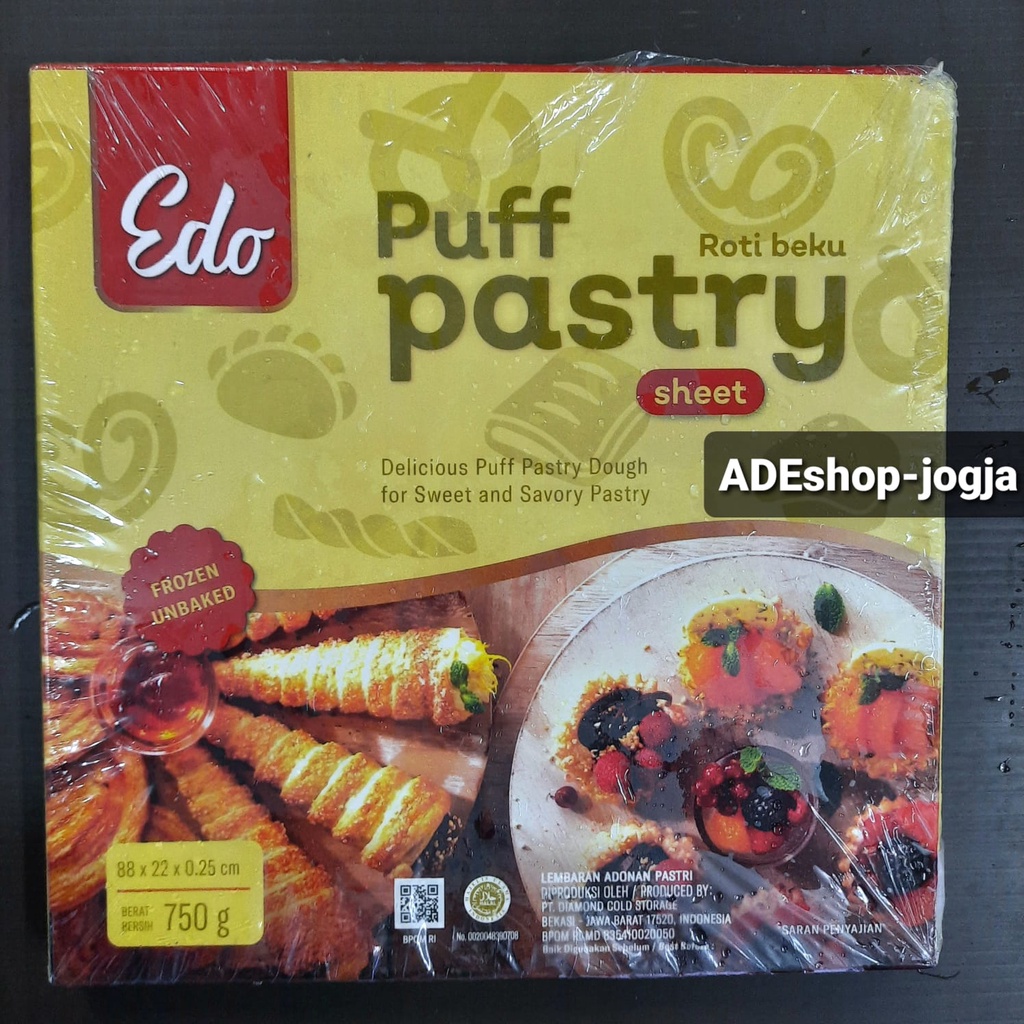 

puff pastry 750 gram edo