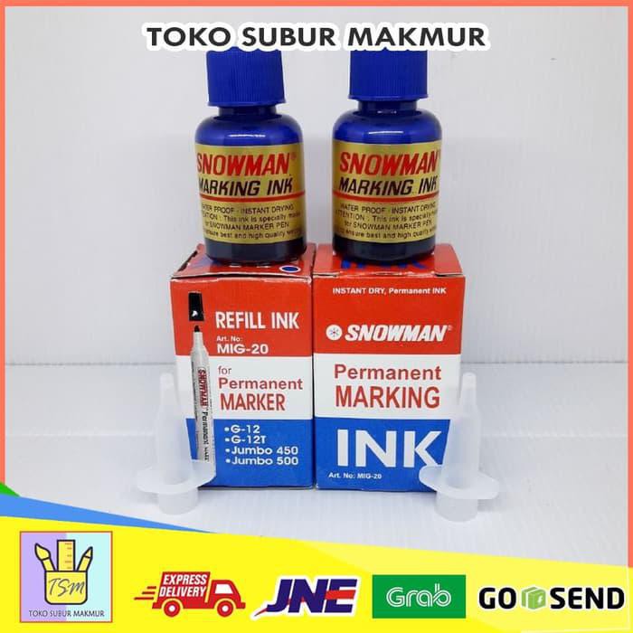 

[ECER] REFILL SPIDOL PERMANENT HITAM/BIRU/MERAH - SNOWMAN