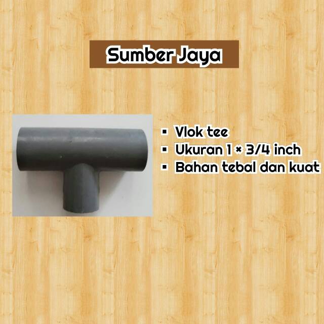 Vlok Tee pipa 1 x 3/4 inch | vlok T pipa 1 × 3/4 inch