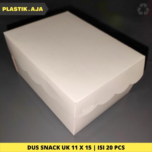 

DUS SNACK BOX MAKANAN POLOS UK 11 X 15 | ISI 20 PCS