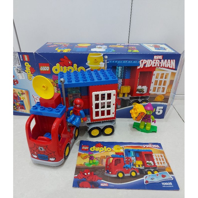 Lego Duplo Spiderman 10608 Preloved second lengkap