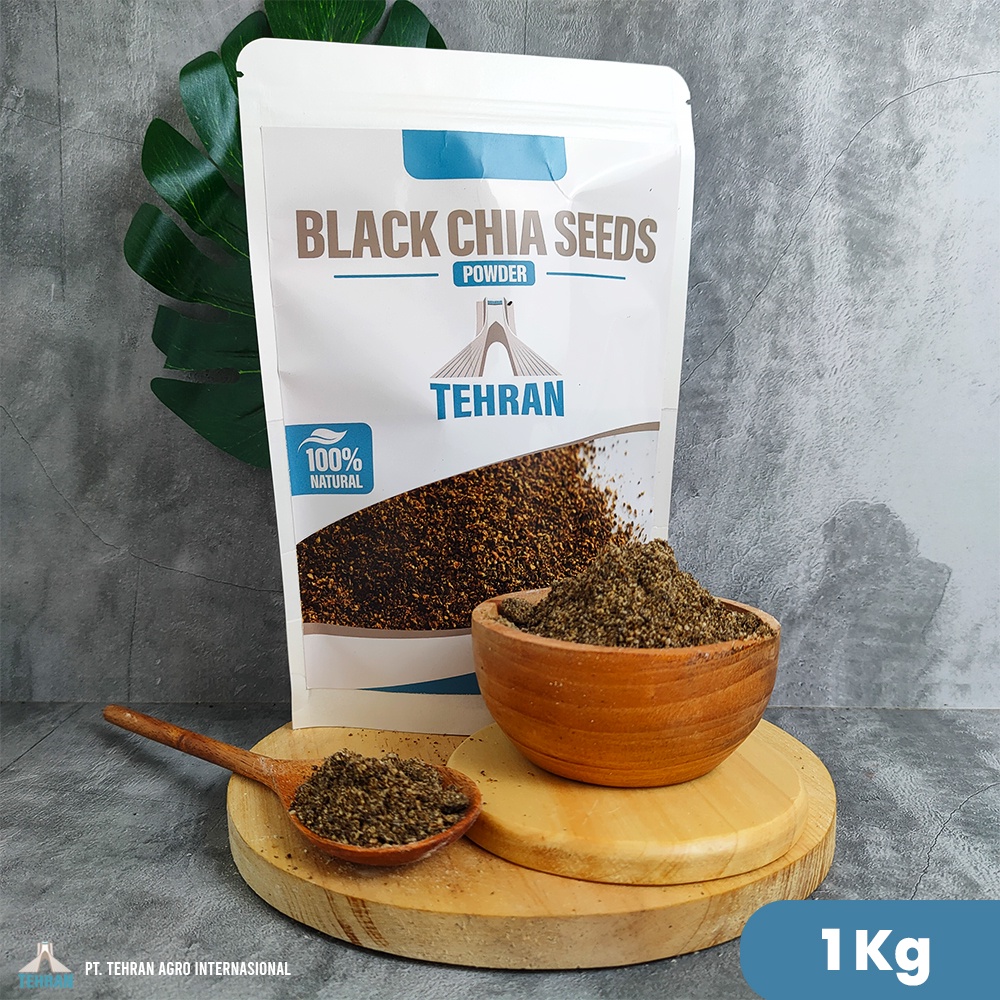 

Black Chia Seeds Powder - Tepung Biji Chia Hitam - 1 Kg