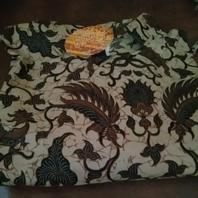 Tunic Apsari Genes Serut Sogan Parang Tunik Atasan Longblouse Batik Instan Kerja Kantor Seragam