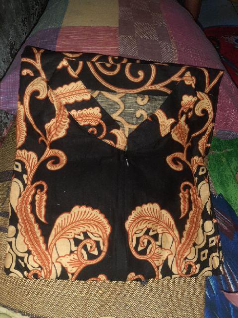 Batik Couple Keluarga Sania Ruffle Ori Ndoro Jowi Dnt Ulir Kuning