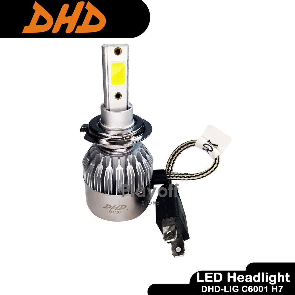 [2 pcs] LED Mobil Headlight DHD H7 Headlamp 6000K