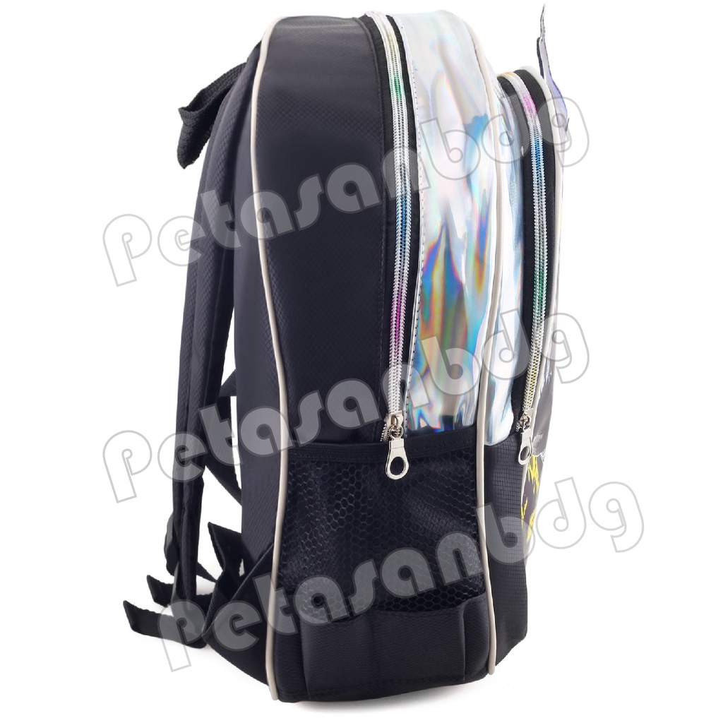 PTS - Ransel Sekolah Anak Cowo / Laki Laki Karakter - SUPERMAN - HEADBUT HOLOGRAM - COOL BACKPACK + FREE BOTOL