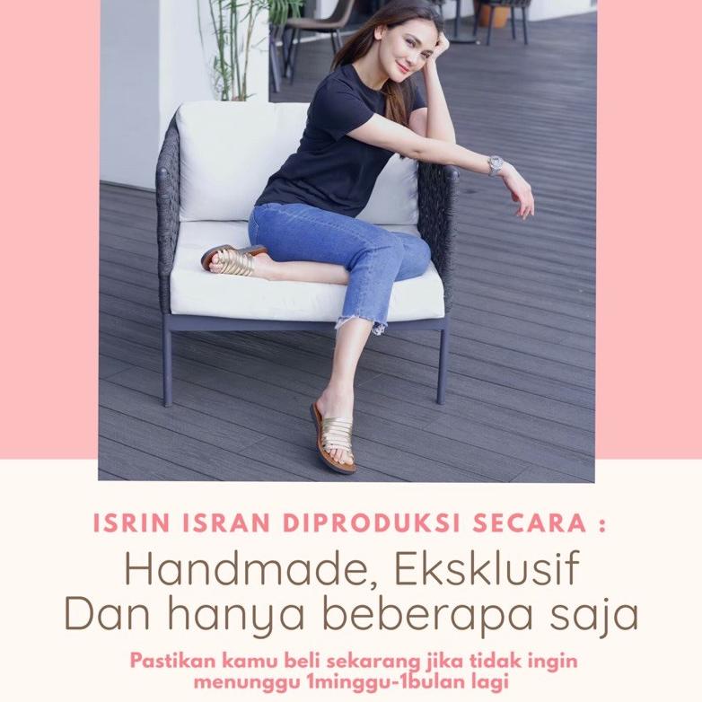 ( Glady ) Sandal Tali Wanita Teplek Nyaman Isrin Isran