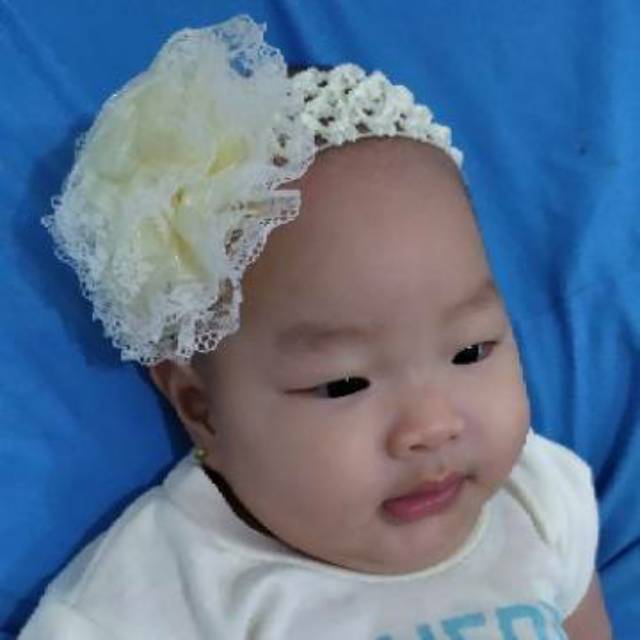 JOY Bandana Renda / Headband/ Bando renda Bayi Anak