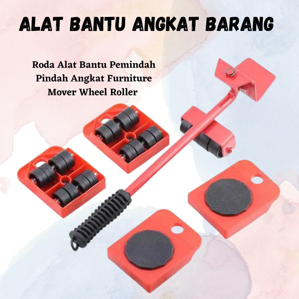 TERLARIS!! Alat Bantu Angkat Barang Pindah Pengangkat Warna Merah