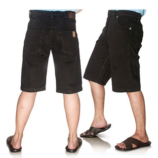 Cowok Celana  Pendek  Jeans Merk Levis  Warna Hitam 