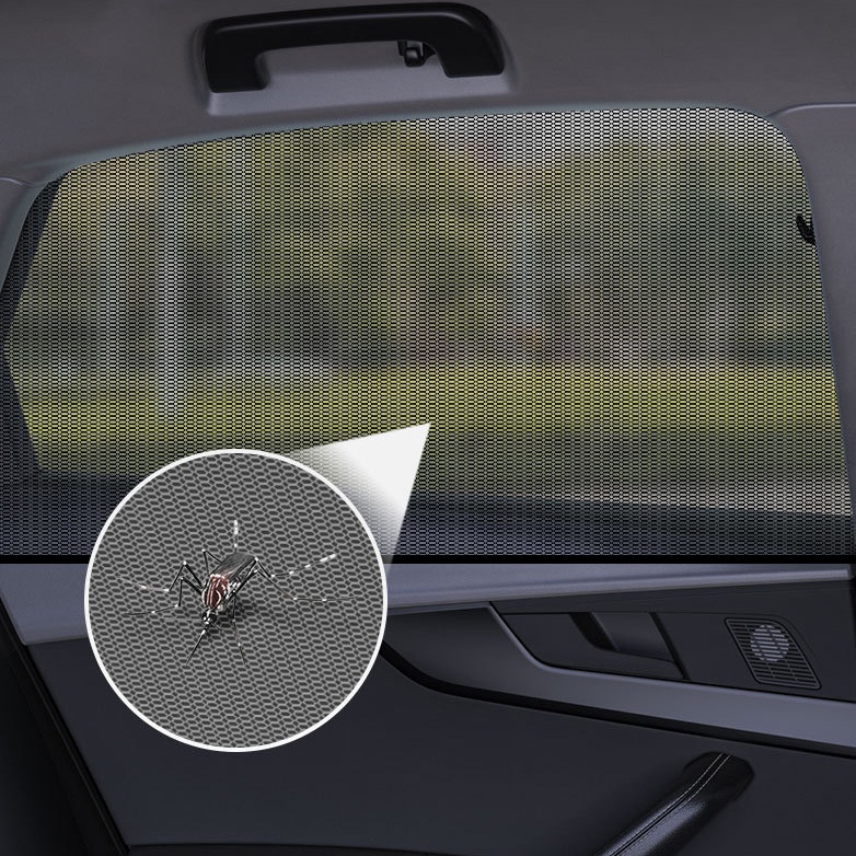 2 / 4 pcs car anti-mosquito sunscreen insulation curtain car door screen anti-ultraviolet