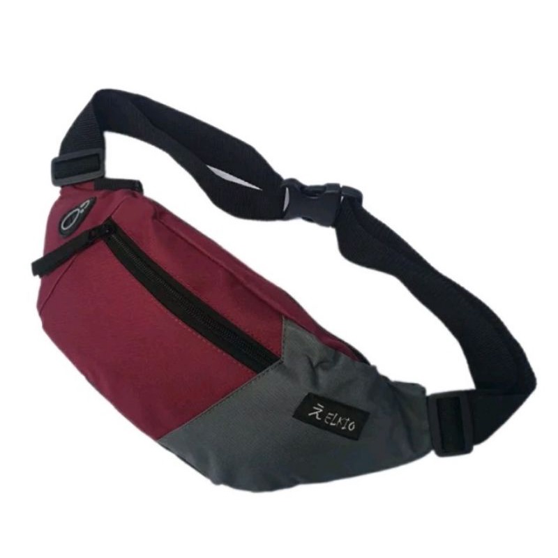 tas selempang pria tas selempang Tas Tas pria Elkio Watabi Joice Original All Size Waist Bag Cowok I