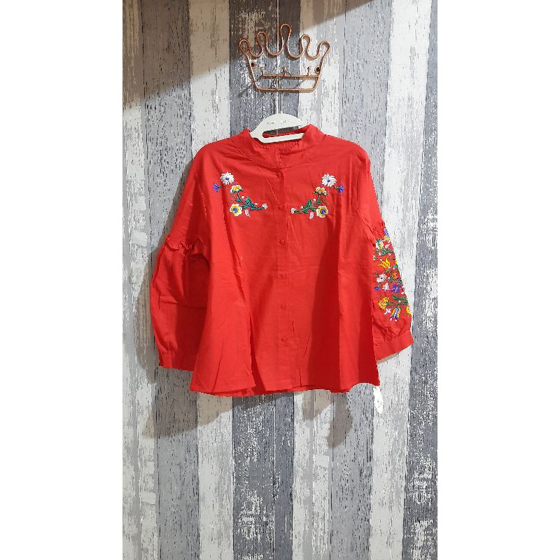 Atasan Blus Bordir Wanita