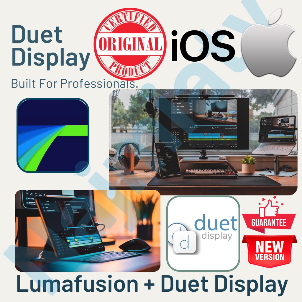 Jual Paket Lumafusion Pro + Duet Display Pro for iOS iPhone & iPad