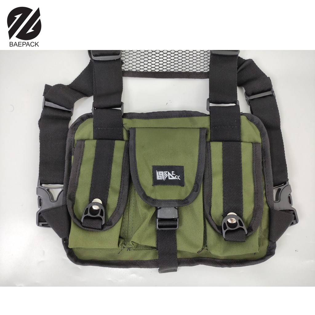 Tas Dada / Chest Bag Savero baepack / Tas dada Pria/ Chest bag cowok / Original / Hijau Army