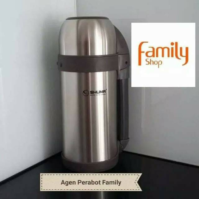 TERMOS AIR PANAS / SHUMA VACUUM FLASK 1.5 LITER STAINLESSp