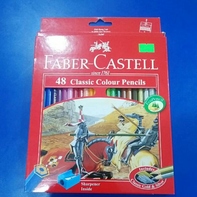 

Classic colour pencil faber castell 48 warna