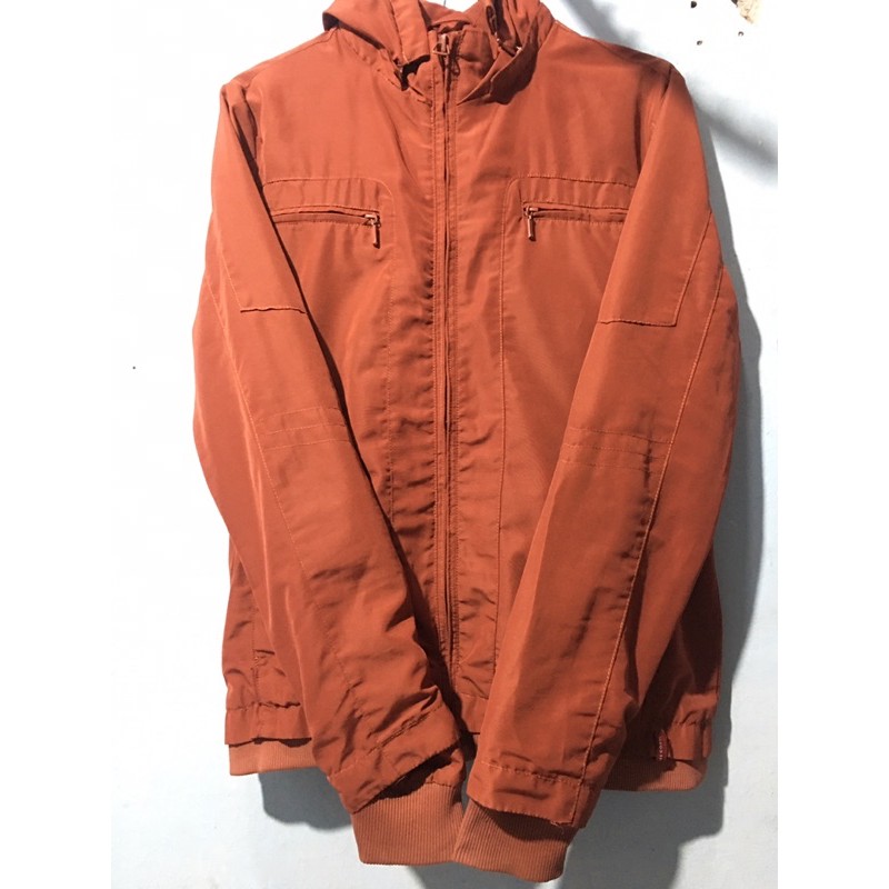 jaket parasit parasut branded ori merk lee conti thrifty