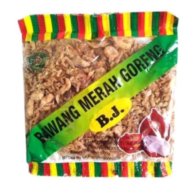 

Bawang goreng BJ 50gr murah