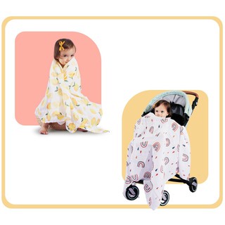 Indibaby 2 Layer Cotton Swaddle Blanket | Selimut Anak