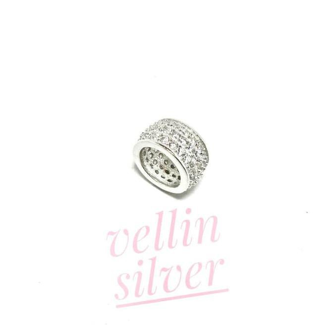 Promo Liontin Bulat/Bandulan Kalung/Liontin Perak Silver 925 Lapis Emas