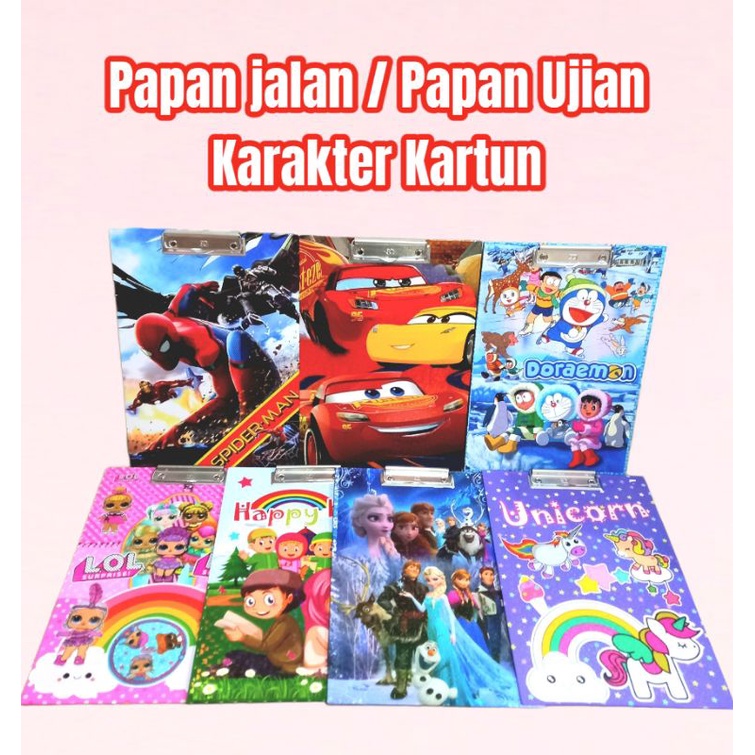 

Clipboard Papan Jalan / Papan Ujian Karakter Kartun Bahan Kayu