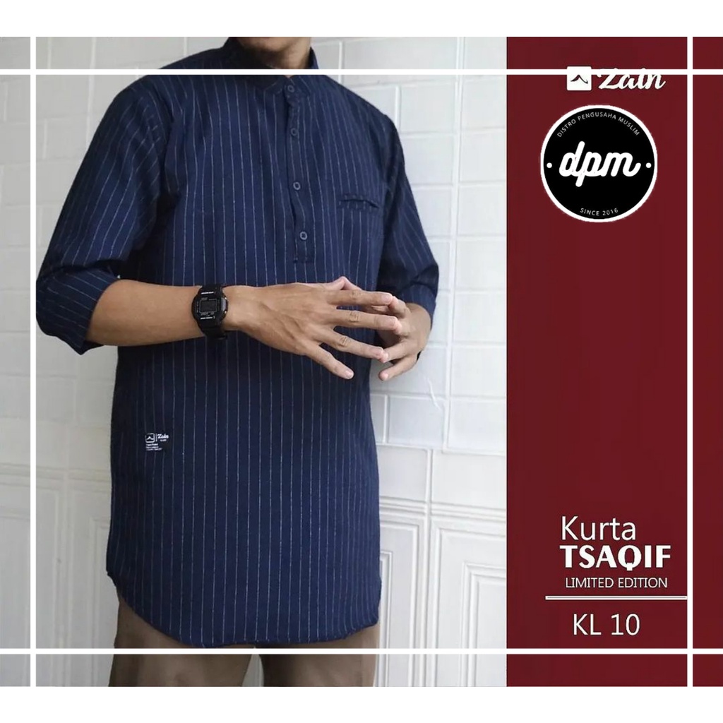 Kurta Tsaqif Kurta Limited Stock &amp; Desain Ekslusif Lengan Tiga Perempat | Kurta Tsaqif Kualitas Terbaik Dan Nyaman