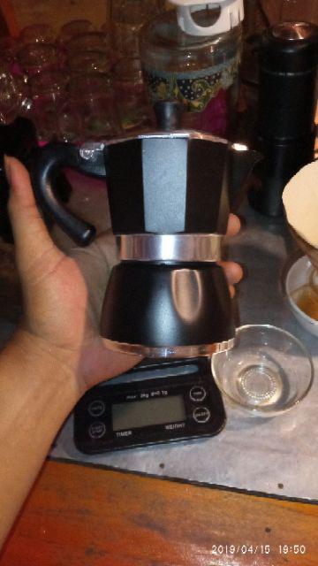 Coffee Pot /teko Kopi/ Espresso Pot /moka Pot Alumunium 3 Cup Ekonomis