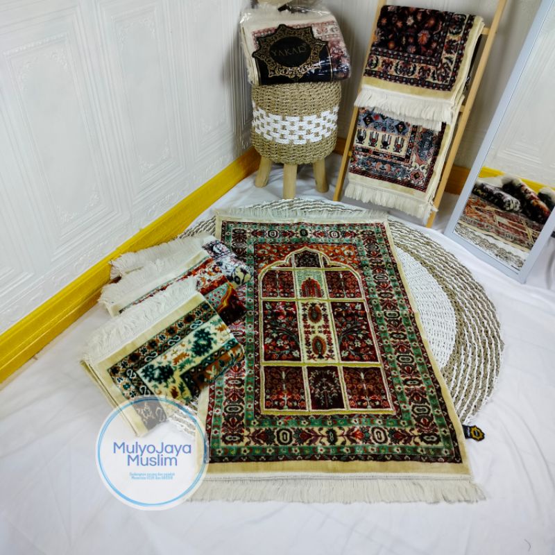 Sajadah Turki Carpet Tebal Yakar Wangi Super Premium Ukuran 70x110