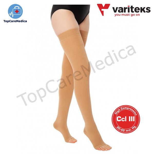[901] Variteks Thigh High Open Toe (Stocking Varises CCL 3)