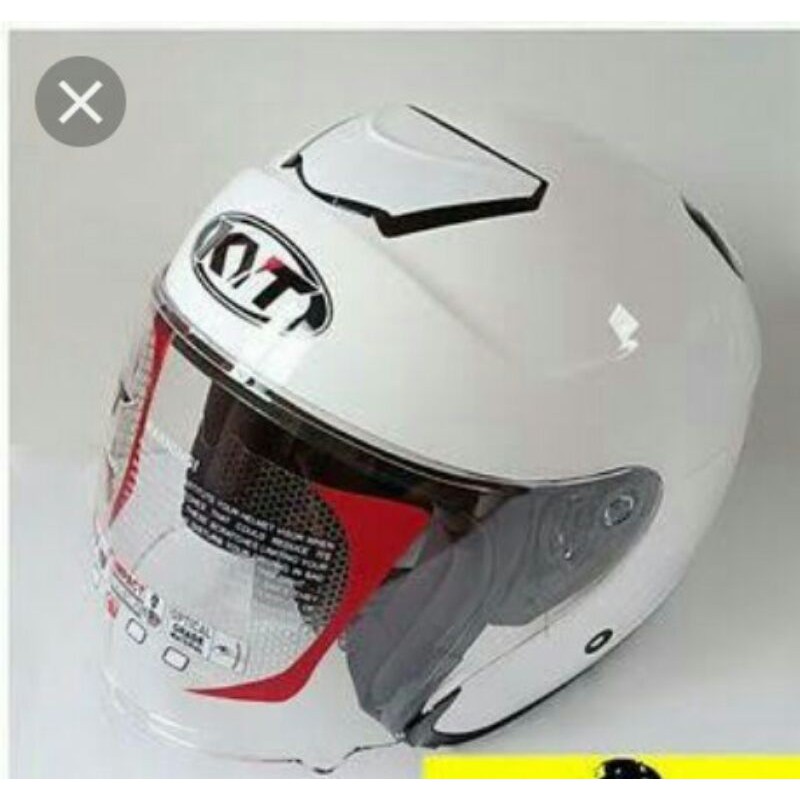 Helm kyoto putih  / Grey dof gorilla ORi  KYT READY !!free ongkir dengan voucher shopee