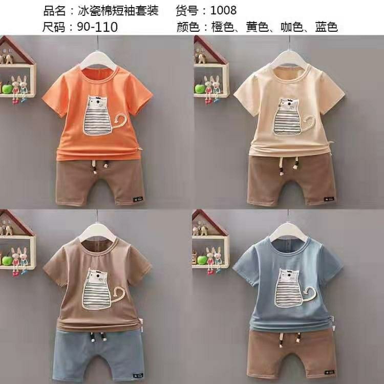 002 SET CAT IMPORT Baju Anak Stelan Modern Bagus  Baru Murah Grosir Tanah Abang