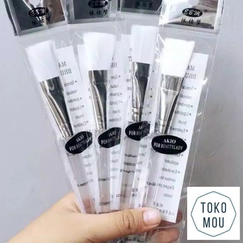 Kuas Masker Akio Bening + Plastik