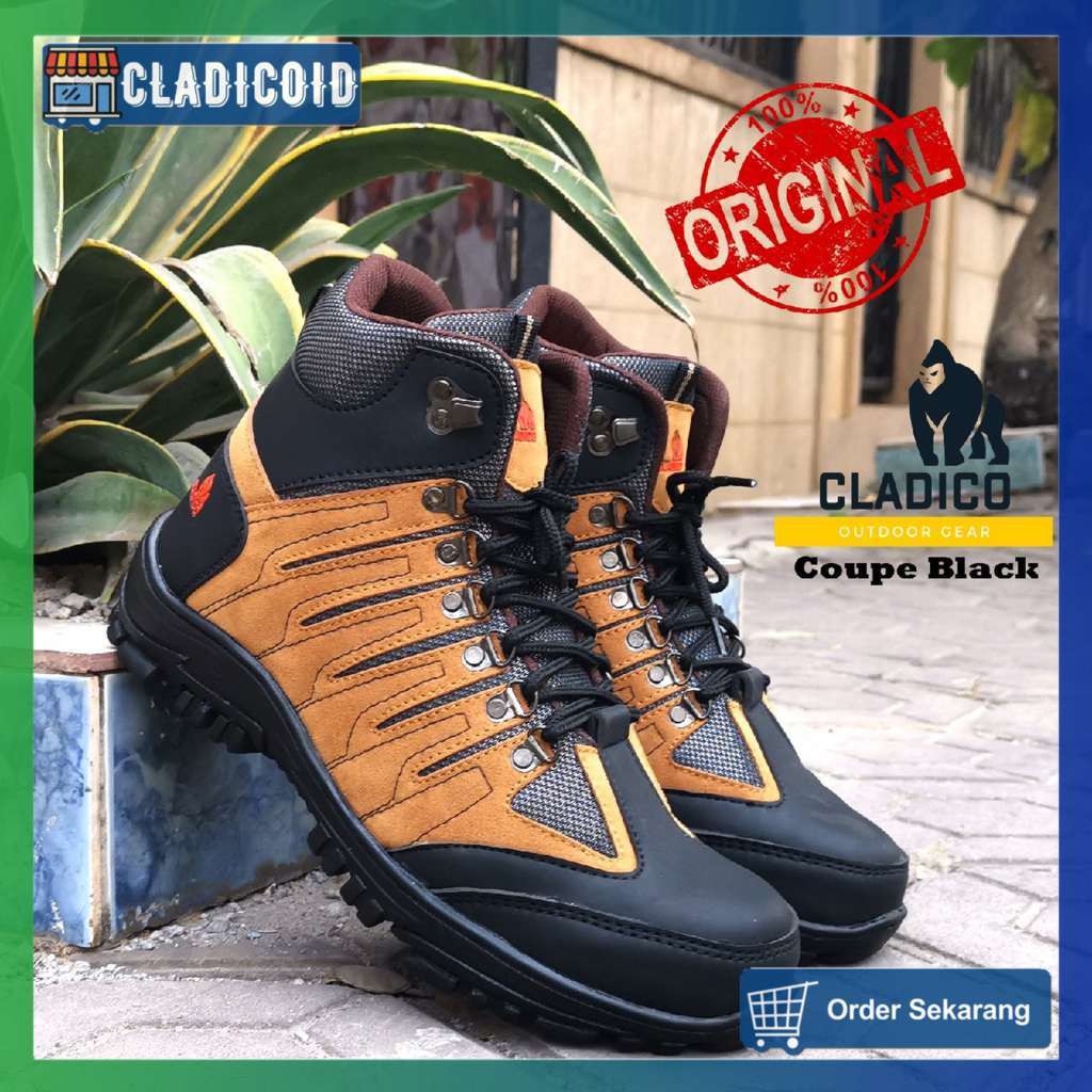 SEPATU SAFETY PRIA UJUNG BESI ORIGINAL MODEL KEREN DAN STYLISH CLADICO COUPE TINGGI