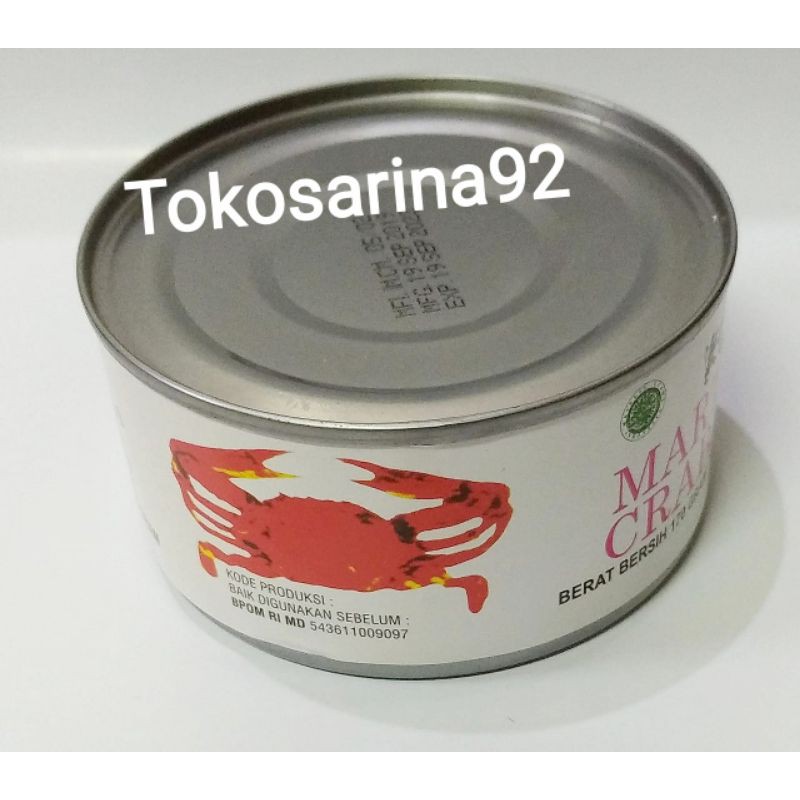 

Daging kepiting kaleng 170 gram