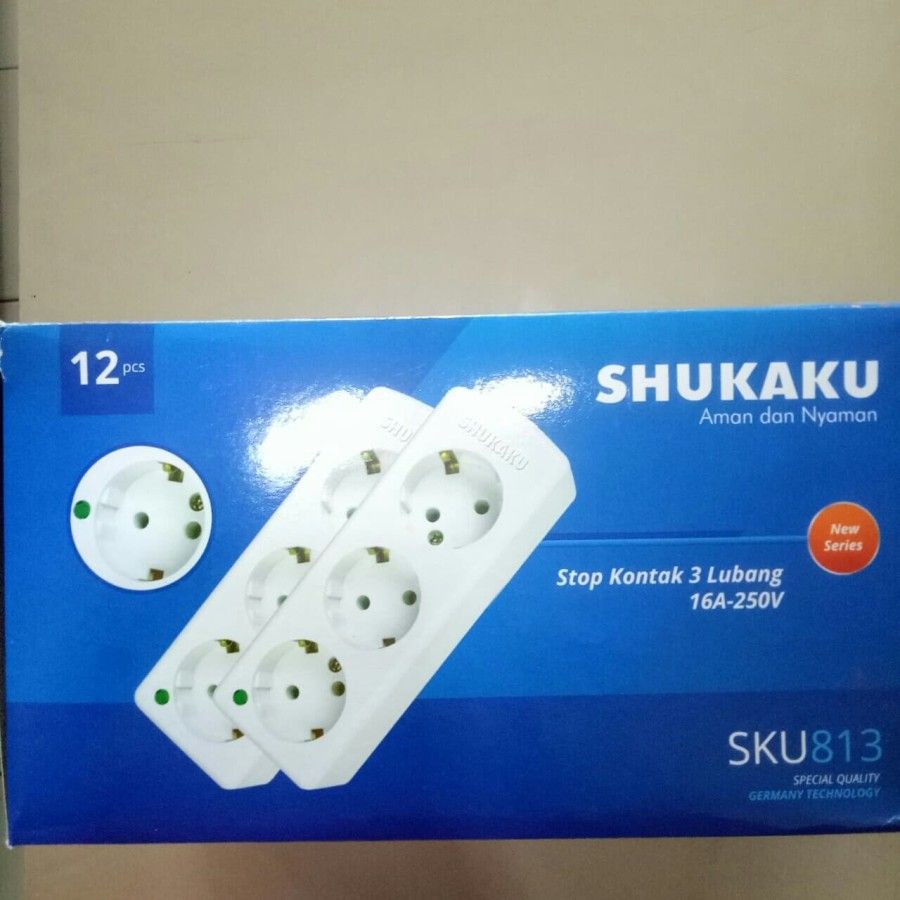 Shukaku 813 Stop Kontak 3 lubang