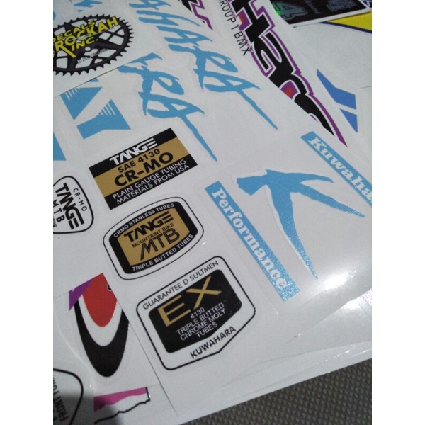 decals/decal/stiker/sticker set mtb kuwahara parkway