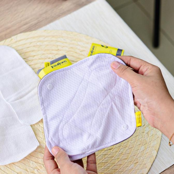 

Kindkain Reusable Menstrual Pad Pantyliner / Pembalut Kain Pakai Ulang