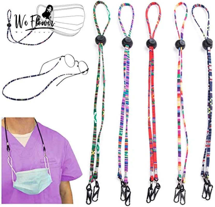 We Flower Multifunctional Safety Mask Lanyard Hanging Strap Anti-lost Glasses Leash Cord Adjustable