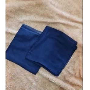 HIJAB / KERUDUNG SEKOLAH SEGIEMPAT PARIS BIRU