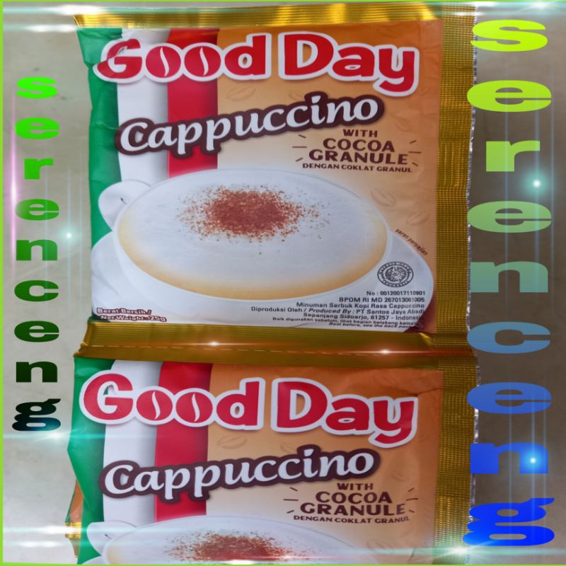 

good day cappuccino renceng isi 10 sachet