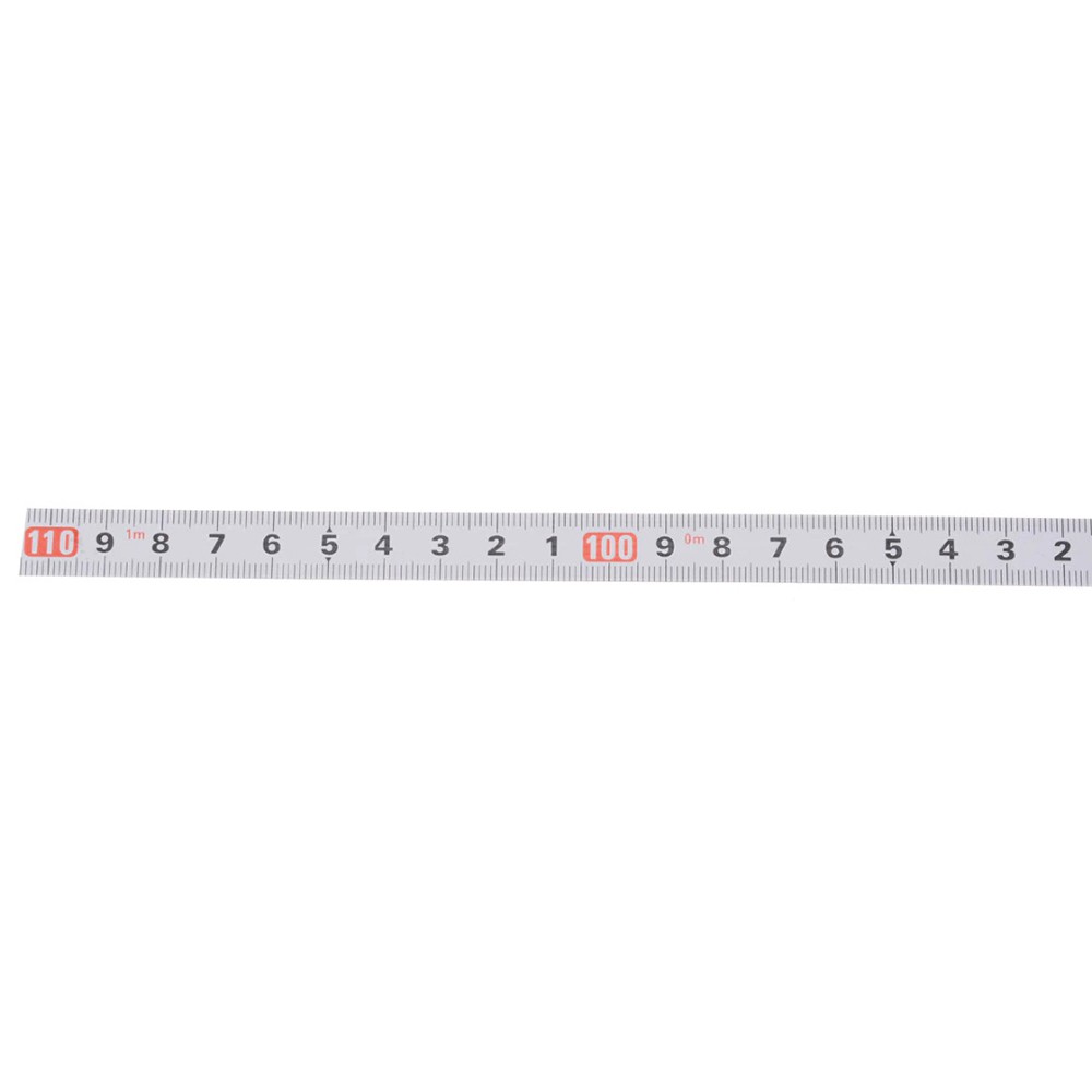 Meteran Adhesive Scale Bar Steel Ruler 2 Meter - M003 - White