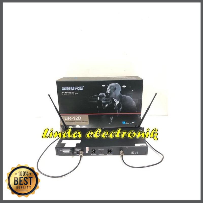 Mishad Shop -  mic shure ur12d Koper 4anthena shure ur 12d ur12 d GU-5117-2551