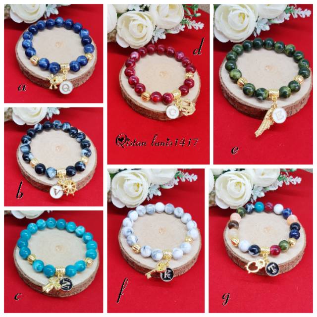 Gelang inisial epoxy