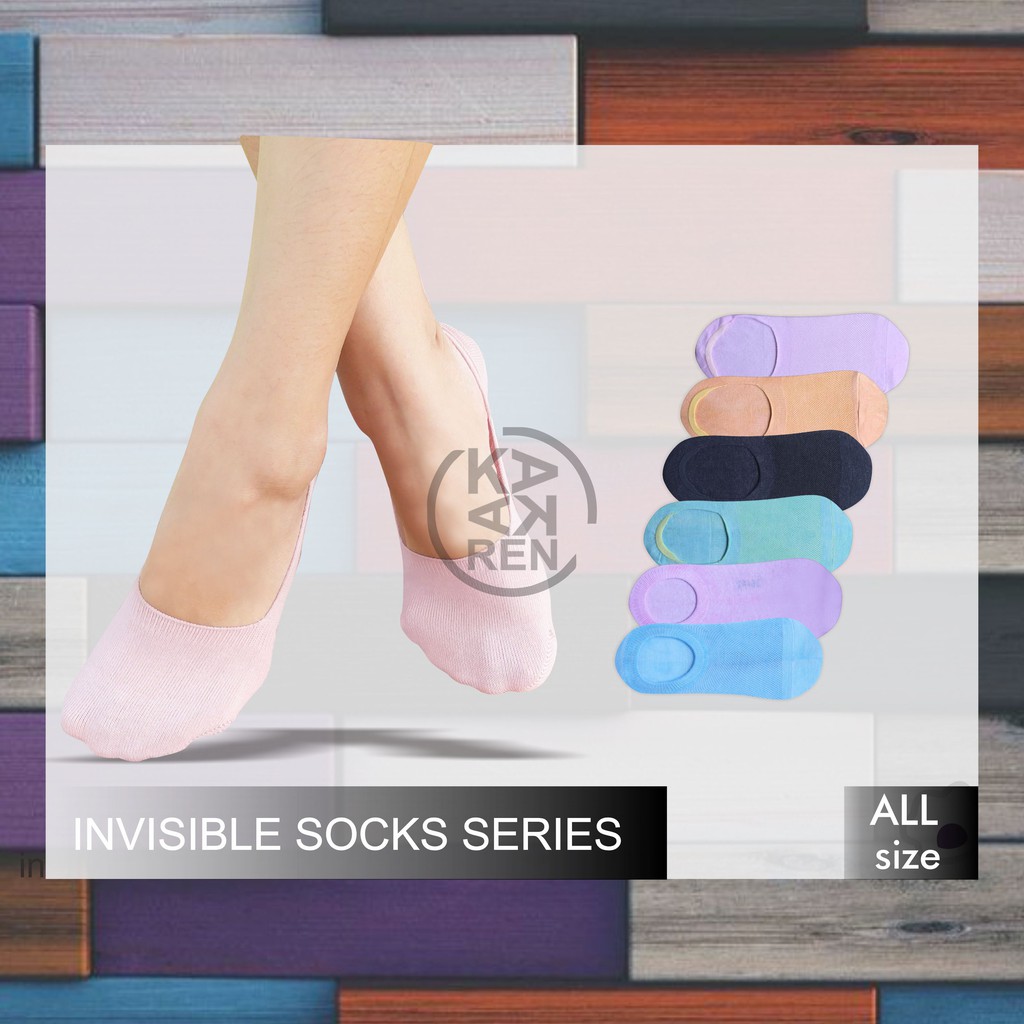 Kakaren Kaos Kaki Pendek Hidden Socks / Balet/ Invisible Socks C