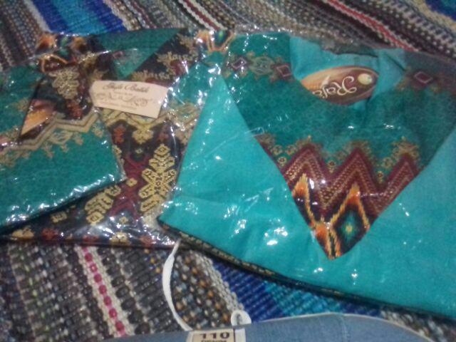 Batik Couple Keluarga Ayah Ibu Anak/batik Sarimbit Keluarga/batik Family/seragam Batik Motif Bakung