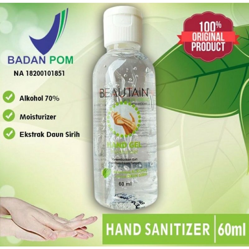 Beautain Hand Sanitizer Gel 60 ml